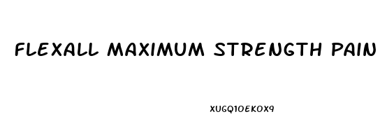 Flexall Maximum Strength Pain Relieving Gel