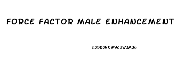 Force Factor Male Enhancement