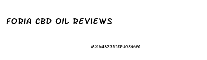 Foria Cbd Oil Reviews