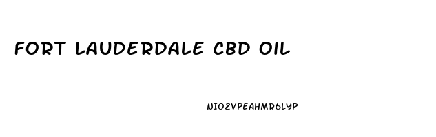 Fort Lauderdale Cbd Oil