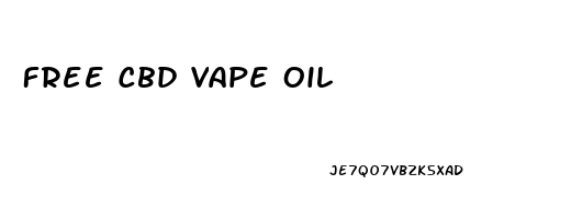 Free Cbd Vape Oil