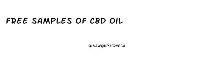 Free Samples Of Cbd Oil