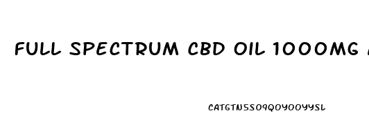 Full Spectrum Cbd Oil 1000mg Amazon