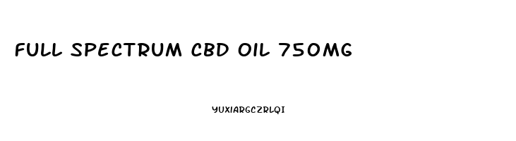 Full Spectrum Cbd Oil 750mg