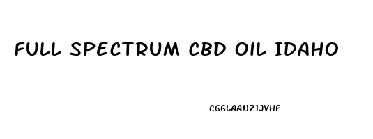 Full Spectrum Cbd Oil Idaho