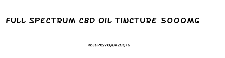 Full Spectrum Cbd Oil Tincture 5000mg