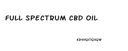 Full Spectrum Cbd Oil