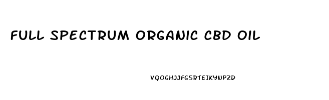 Full Spectrum Organic Cbd Oil