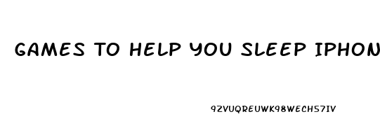 Games To Help You Sleep Iphone