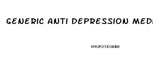 Generic Anti Depression Medications