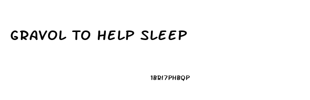 Gravol To Help Sleep