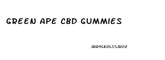 Green Ape Cbd Gummies
