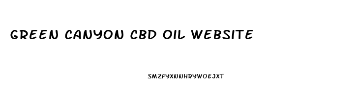 Green Canyon Cbd Oil Website