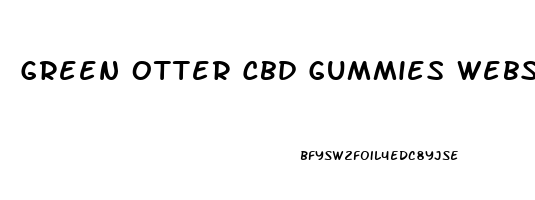 Green Otter Cbd Gummies Website