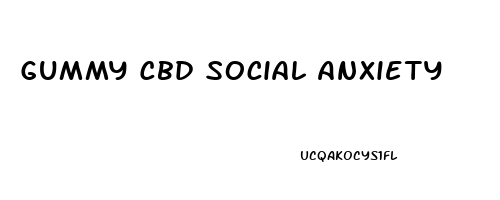 Gummy Cbd Social Anxiety