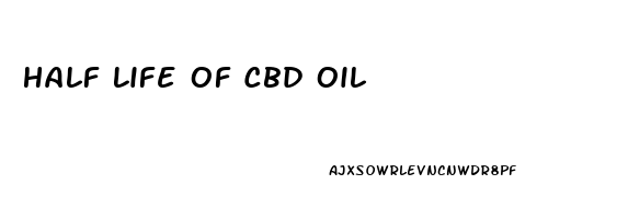 Half Life Of Cbd Oil