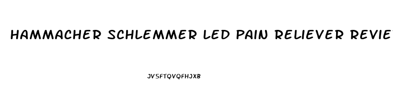 Hammacher Schlemmer Led Pain Reliever Review