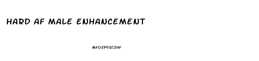 Hard Af Male Enhancement