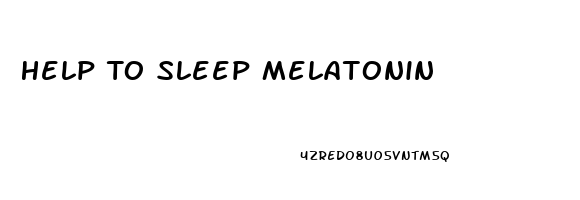 Help To Sleep Melatonin