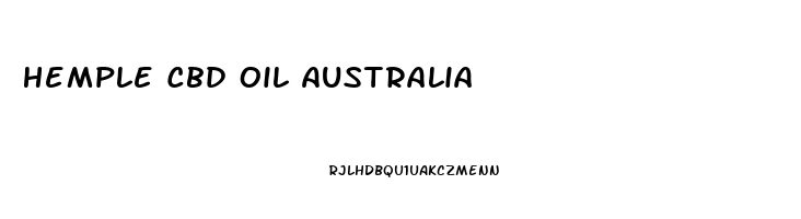 Hemple Cbd Oil Australia