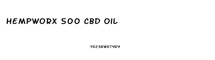 Hempworx 500 Cbd Oil