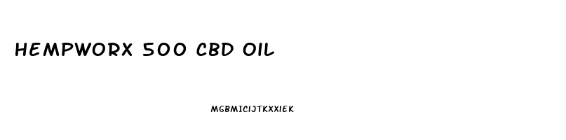 Hempworx 500 Cbd Oil