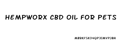 Hempworx Cbd Oil For Pets