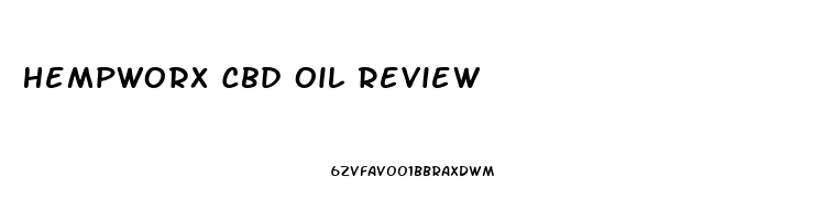 Hempworx Cbd Oil Review