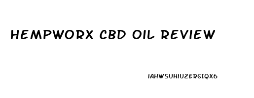 Hempworx Cbd Oil Review