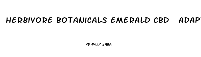 Herbivore Botanicals Emerald Cbd  Adaptogens Deep Moisture Glow Oil