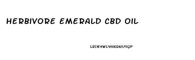 Herbivore Emerald Cbd Oil