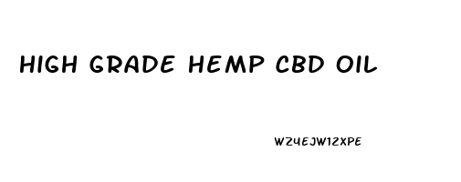 High Grade Hemp Cbd Oil