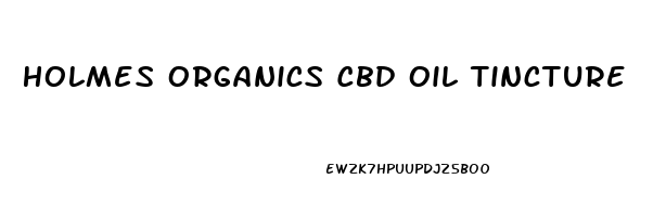 Holmes Organics Cbd Oil Tincture