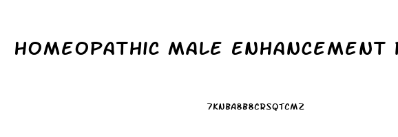 Homeopathic Male Enhancement Pills