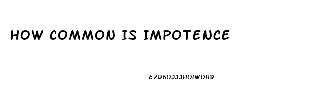 How Common Is Impotence