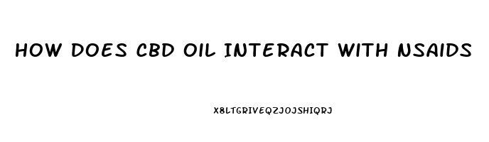 How Does Cbd Oil Interact With Nsaids