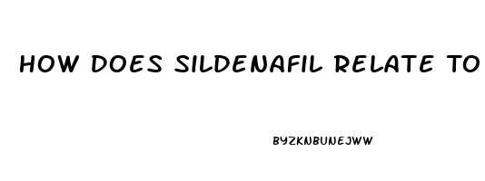 How Does Sildenafil Relate To Nitric Oxide