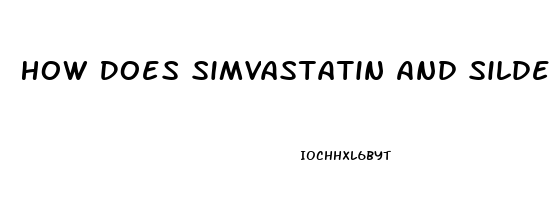 How Does Simvastatin And Sildenafil React Together