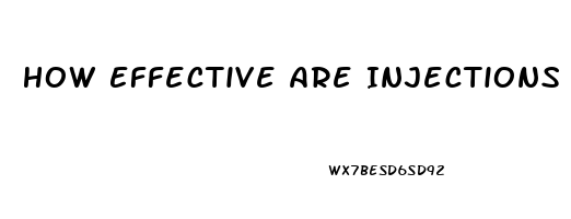 How Effective Are Injections For Erectile Dysfunction