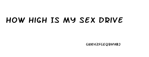 How High Is My Sex Drive