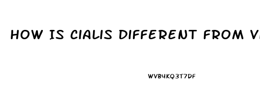 How Is Cialis Different From Viagra