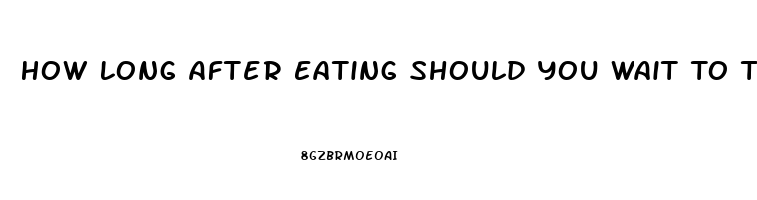 How Long After Eating Should You Wait To Take Sildenafil 20 Mg