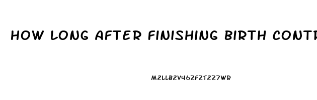 How Long After Finishing Birth Control Will My Sex Drive Come Back