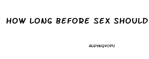 How Long Before Sex Should I Take Sildenafil