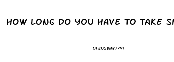 How Long Do You Have To Take Sildenafil To Get Results