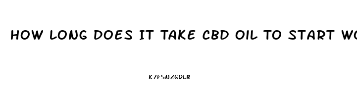 How Long Does It Take Cbd Oil To Start Working In Dogs