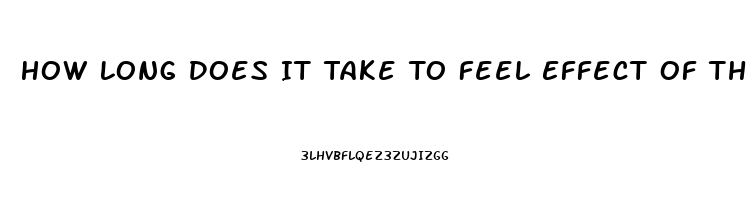 How Long Does It Take To Feel Effect Of The Cbd Oil