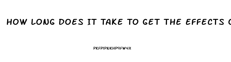 How Long Does It Take To Get The Effects Of Cbd Oil