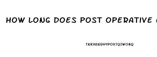 How Long Does Post Operative Cognitive Dysfunction Last