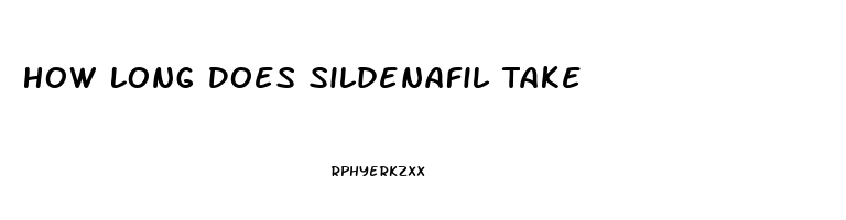 How Long Does Sildenafil Take